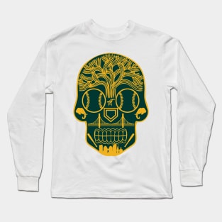 Oakland Sugar Skull Long Sleeve T-Shirt